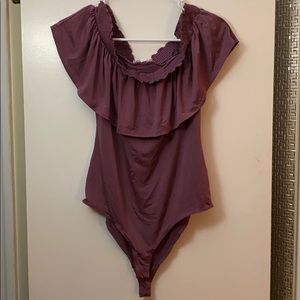 Off the shoulder bodysuit